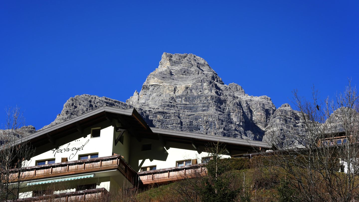 Hochvogel an der deutsch-österreichischen Grenze