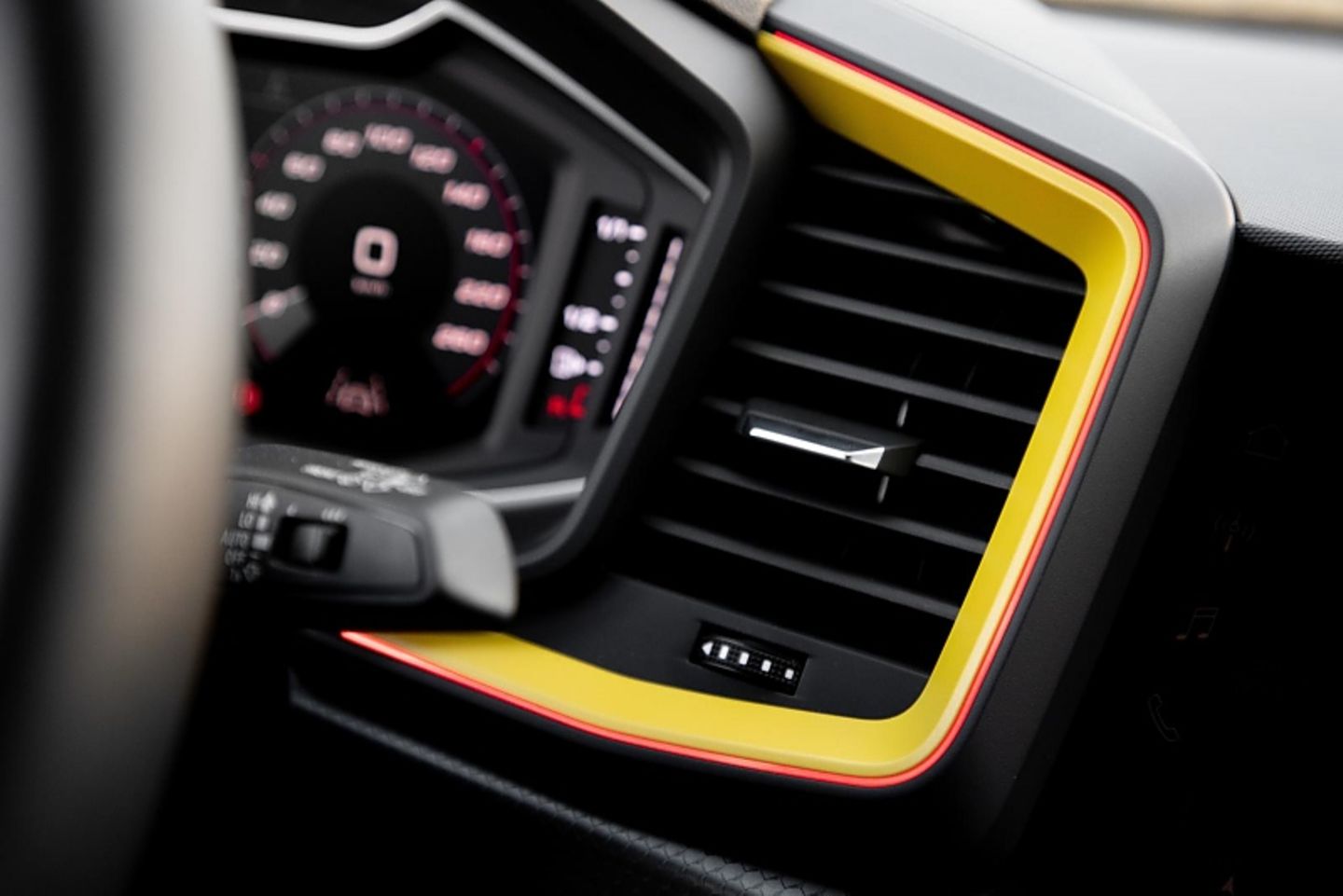 Das Zentralinstrument im Audi A1 ist volldigital