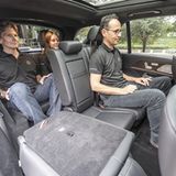 In der dritten Sitzreihe des Mercedes-Benz GLE wir es schnell eng