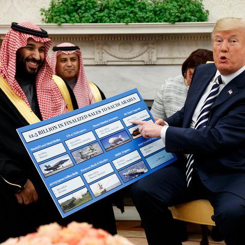 Donald Trump und Kronprinz Mohammed bin Salman