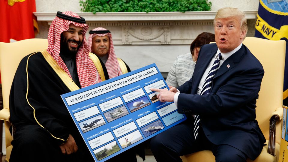 Donald Trump und Kronprinz Mohammed bin Salman