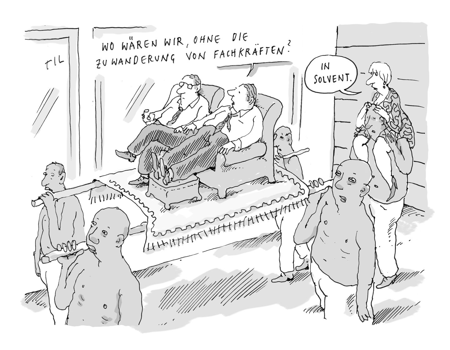 Cartoons von Til Mette: Haben Sie auch solche Freunde?