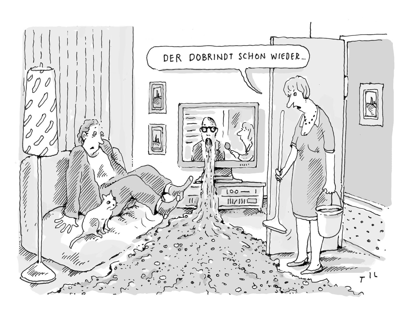 Cartoons von Til Mette: Haben Sie auch solche Freunde?