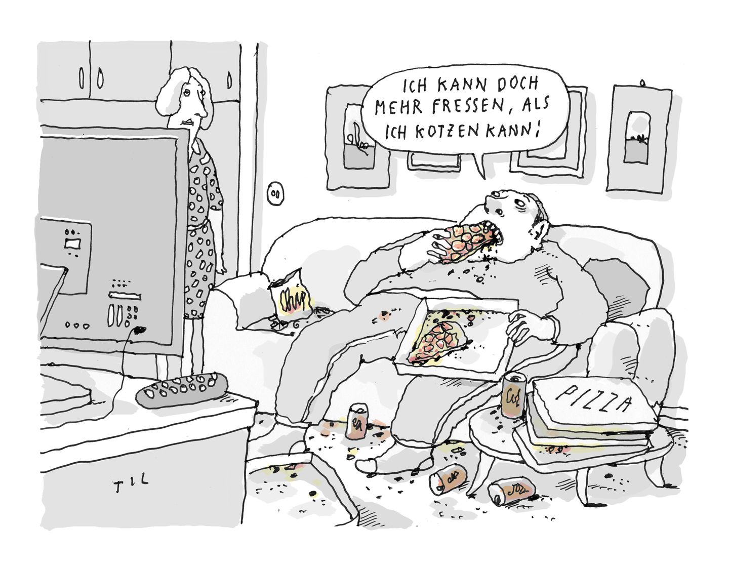 Cartoons von Til Mette: Haben Sie auch solche Freunde?