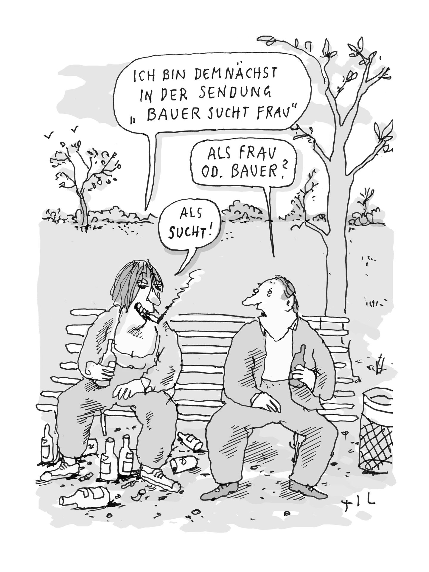 Cartoons von Til Mette: Haben Sie auch solche Freunde?