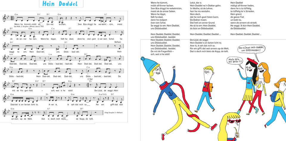 "Plattkinner" Doppelseite