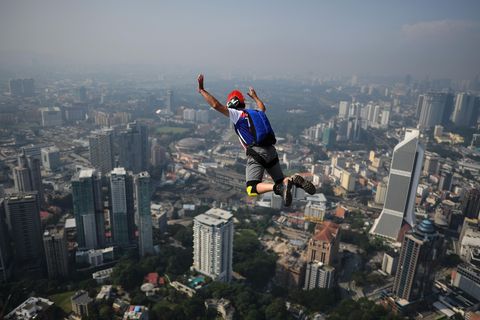 Base-Jumper in Malaysia