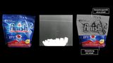 Die 27 Tabs der Marke Finish Powerball bedecken kaum mehr als den Boden ihrer übergroßen Verpackung.