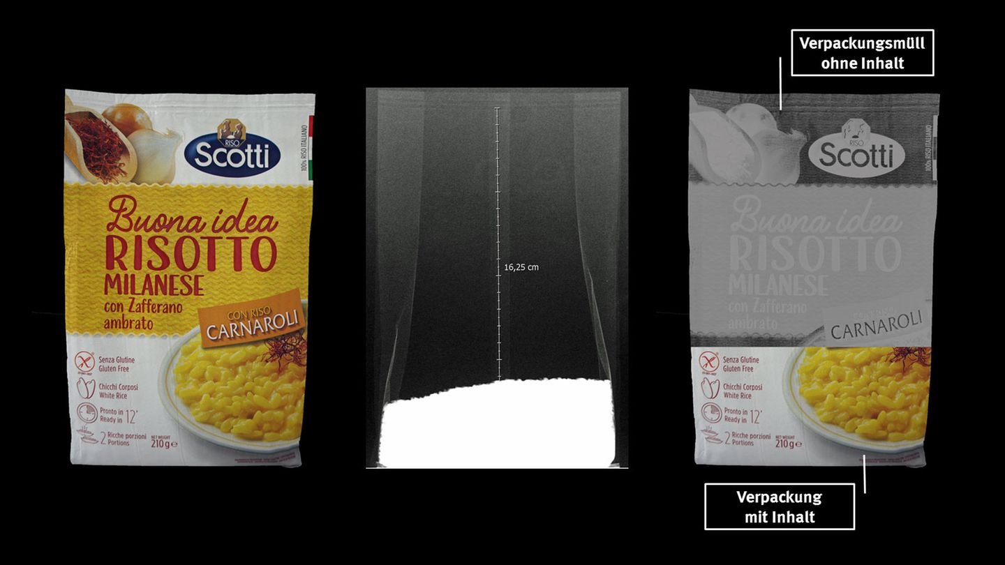 Achtung, diese Luftpackung kann Spuren von Risotto enthalten