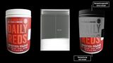 Superfood-Pulver in supergroßer Verpackung