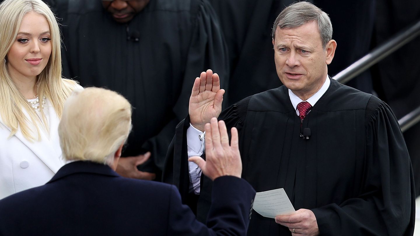 John Roberts Vereidigung Donald Trump