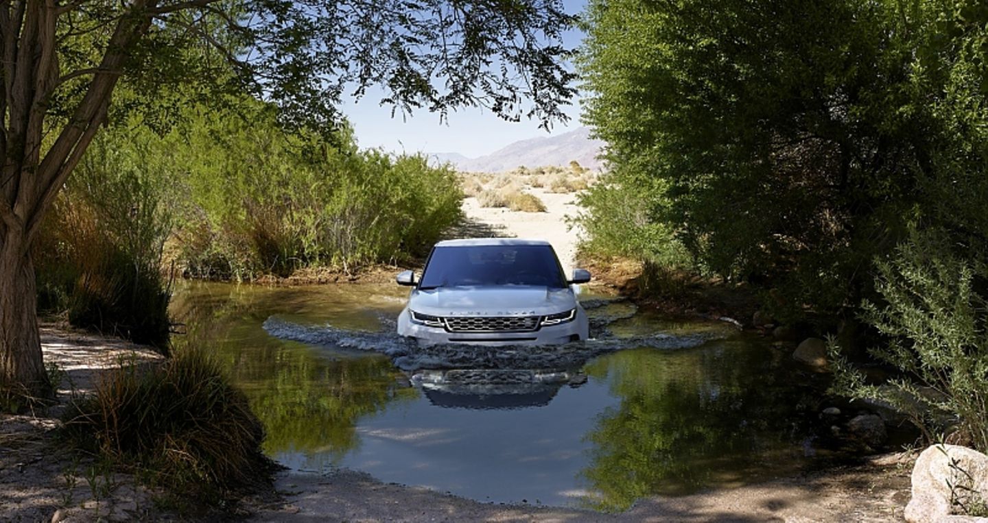 Range Rover Evoque 2019 - ab ins Wasser