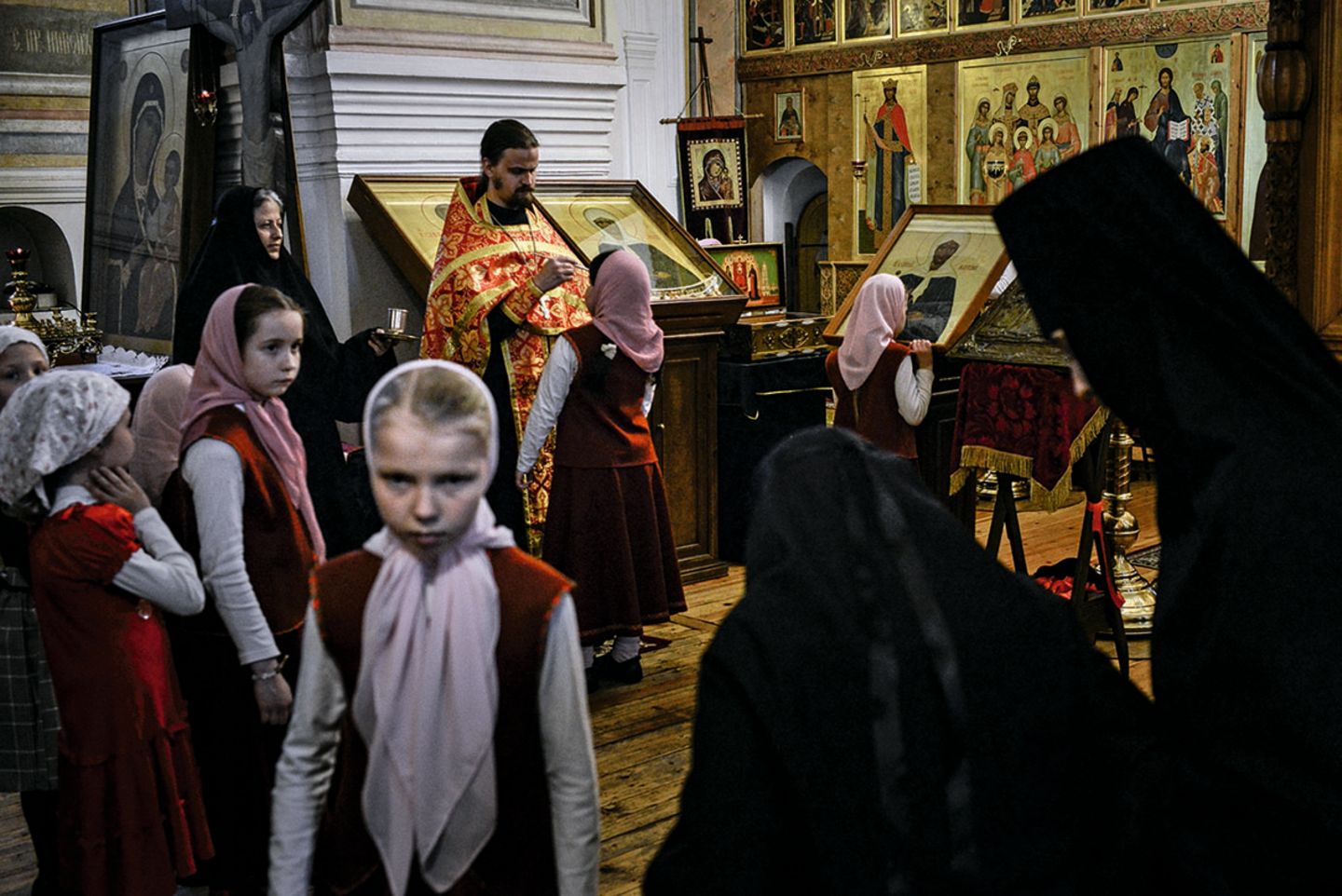 Internatsschülerinnen in Twer/Russland