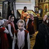 Internatsschülerinnen in Twer/Russland