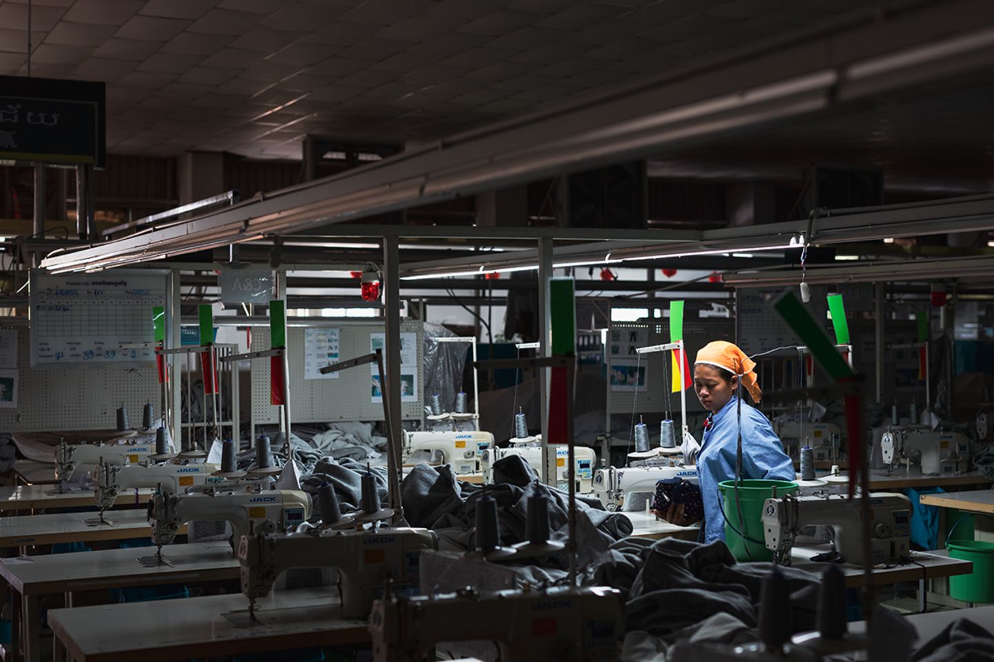 Phnom Penh, Kambodscha: Besuch in einer Fabrik der Firma Seduno