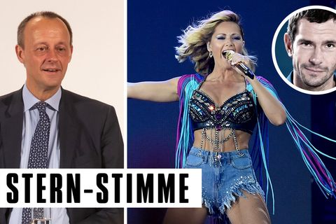 Friedrich Merz und Helene Fischer
