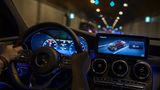 Das Cockpit kennt man aus anderen Mercedes-Modellen