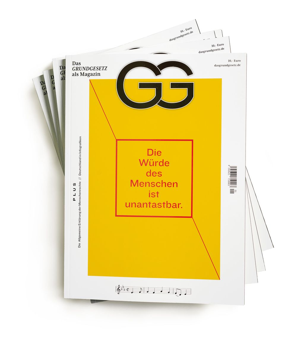 "GG - Das Grundgesetz als Magazin" "GG - Das Grundgesetz als Magazin"