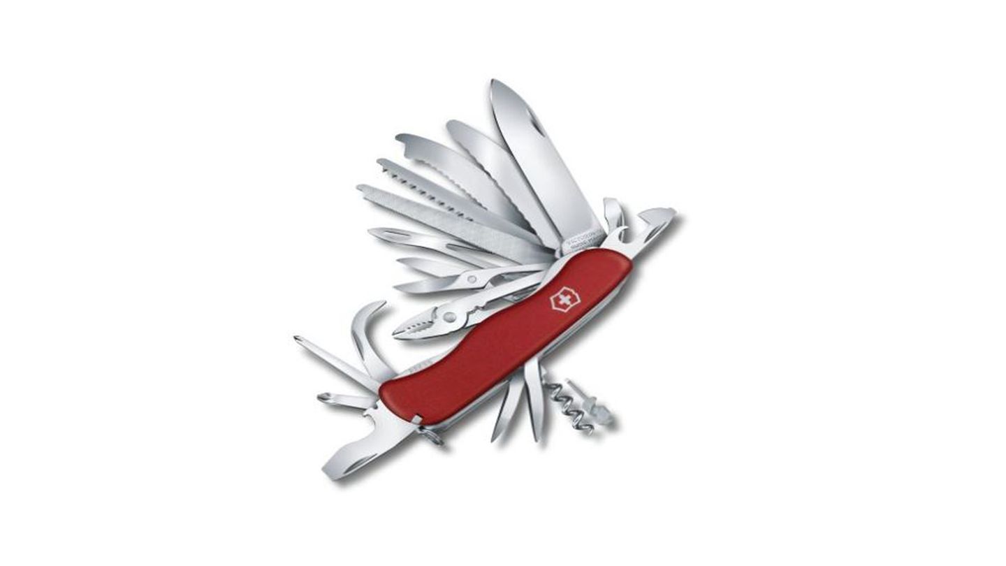 Geschenke: Das ist mal ein Taschenmesser für Kerle! Wer dieses Taschenmesser verschenkt, verschenkt damit auch den Retter in jeder Lebenslage. Von der Pinzette bis hin zum Kreuzschraubenzieher: An diesem Messer ist alles dran. Das gute Stück gibt es für rund 193 Euro bei Victorinox.com Das ist mal ein Taschenmesser für Kerle! Wer dieses Taschenmesser verschenkt, verschenkt damit auch den Retter in jeder Lebenslage. Von der Pinzette bis hin zum Kreuzschraubenzieher: An diesem Messer ist alles dran. Das gute Stück gibt es für rund 193 Euro bei Victorinox.com