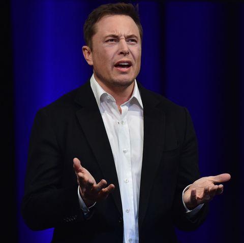 Elon Musk bei einer Rede