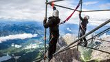 Der Bau der neuen Seilbahn auf die Zugspitze