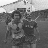 Uli Hoeneß (r.) und Paul Breitner 1977
