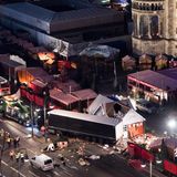 Der Berliner Breitscheidplatz - unmittelbar nach dem Terror-Anschlag