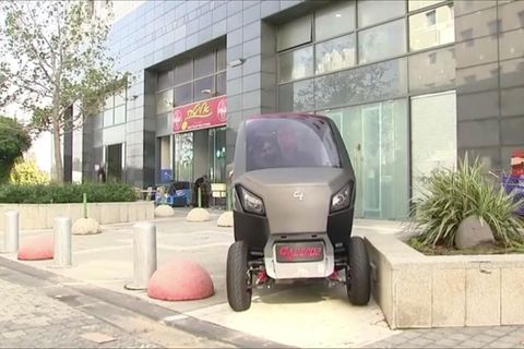 Israelisches Start-Up: "City Transformer": Dieses Auto passt in wirklich jede Parklücke