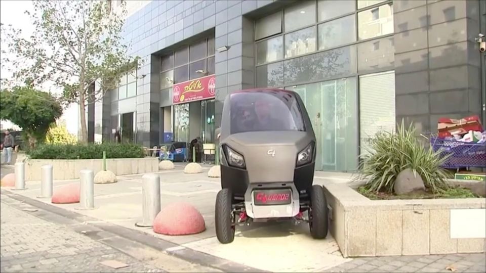 Israelisches Start-Up: "City Transformer": Dieses Auto passt in wirklich jede Parklücke