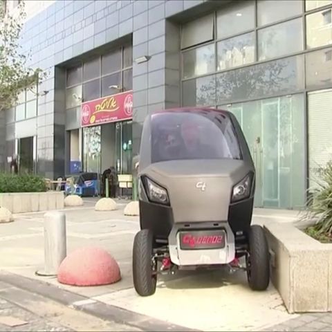 Israelisches Start-Up: "City Transformer": Dieses Auto passt in wirklich jede Parklücke