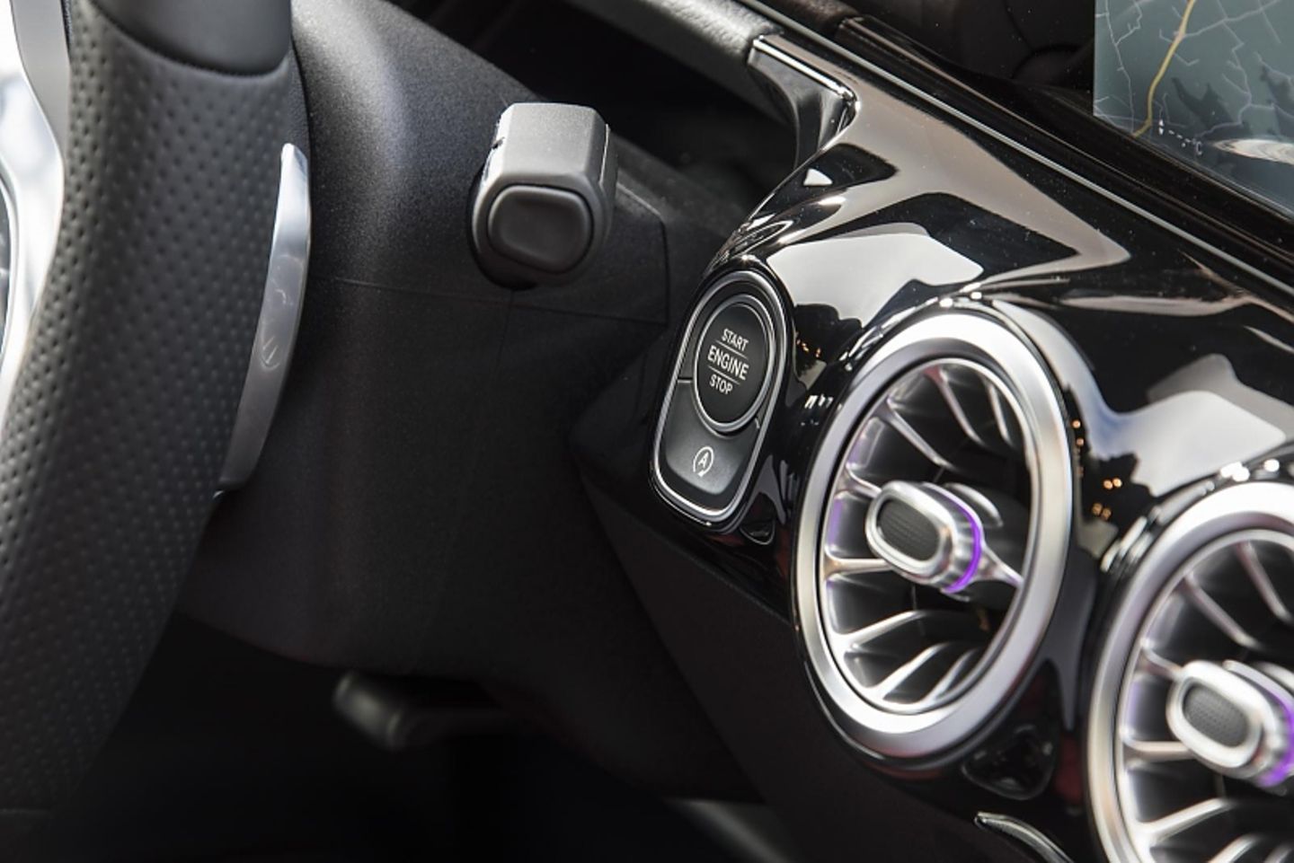 Die Lüftungen im Turbinen-Style sind nicht jedermanns Favorit Mercedes-Benz B 200