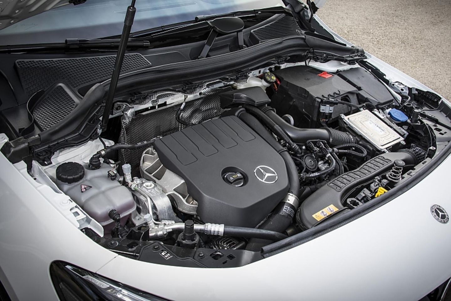 Der Motor des Mercedes B 200 ist genügsamer geworden
