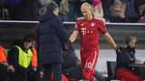 Arjen Robben vom FC Bayern München in der Champions League