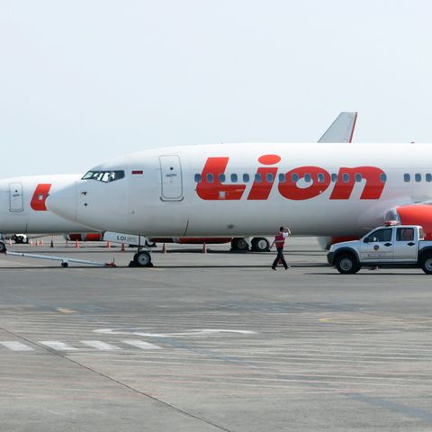 Ein Flugzeug des indonesischen Billigfliegers Lion Air