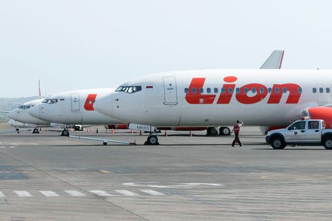 Ein Flugzeug des indonesischen Billigfliegers Lion Air