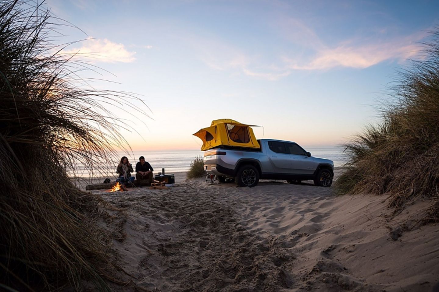 Der Rivian R1T wiegt rund 2,7 Tonnen