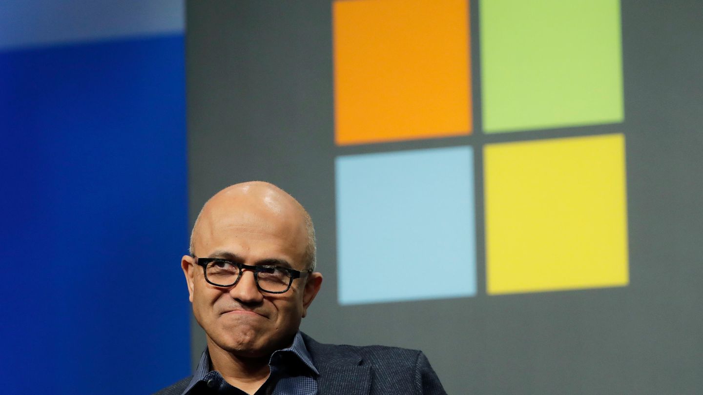 Microsoft-Chef Satya Nadella hat derzeit allen Grund zur Freude