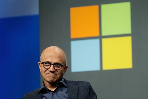Microsoft-Chef Satya Nadella hat derzeit allen Grund zur Freude