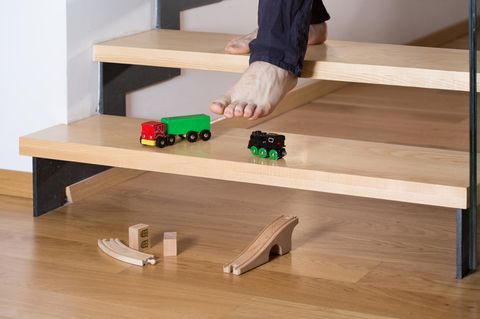 Sturz auf der Treppe