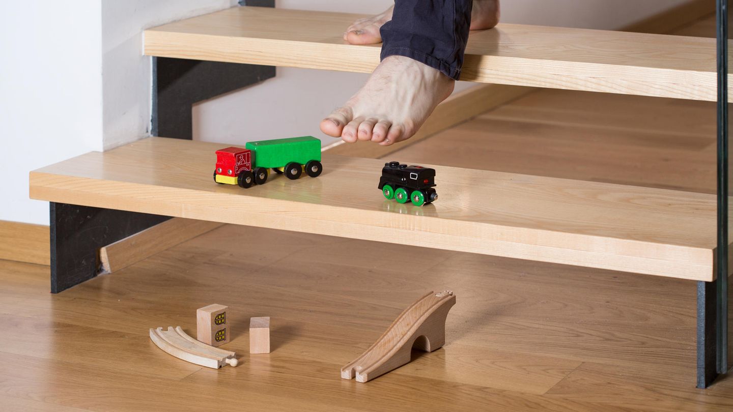 Sturz auf der Treppe