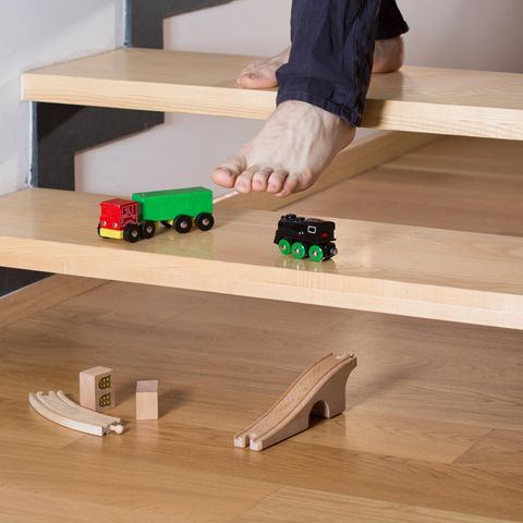 Sturz auf der Treppe