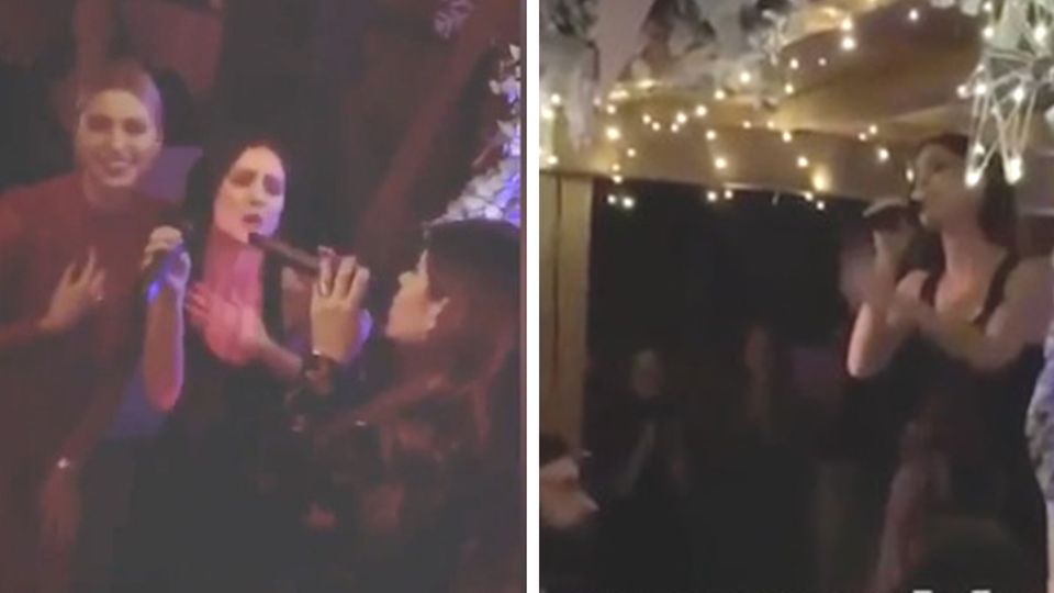 Wilde Party: Lena Gercke und Lena Meyer-Landrut trällern gemeinsam ein Weihnachtslied Wilde Party: Lena Gercke und Lena Meyer-Landrut trällern gemeinsam ein Weihnachtslied