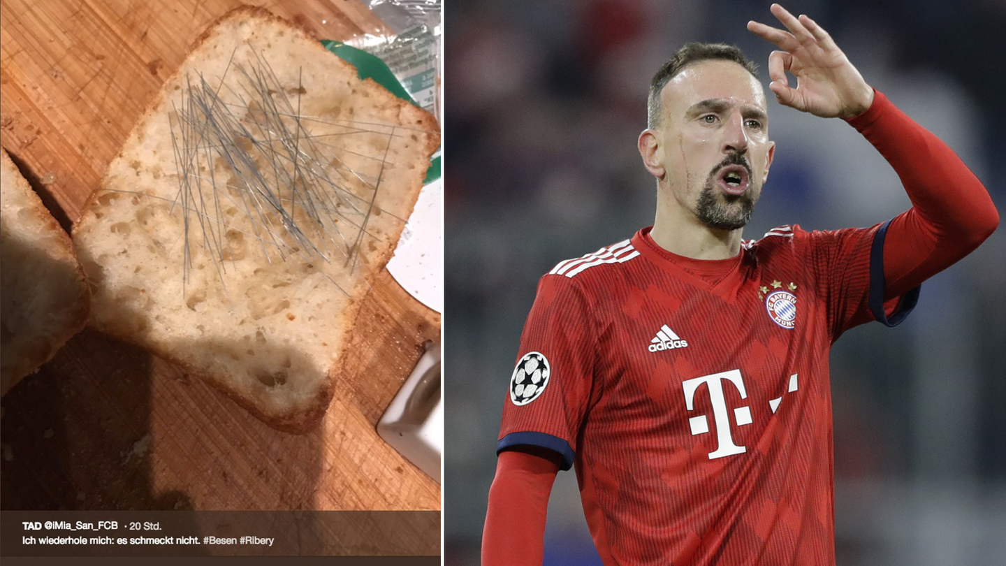 Das Besen-Brot und Bayern-Spieler Franck Ribéry