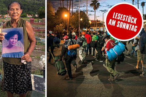 Von Mittelamerika in die USA – der stern hat die Karawane begleitet