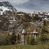 Von den Italienern erbaut, nach dem Zweiten Weltkreig von Frankreich zerschlagen: das alte Kraftwerk unter dem Col du Mont Cenis.