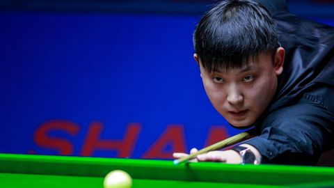 Der Snooker-Profi Yu Delu