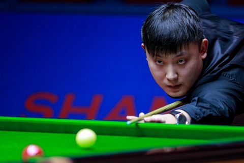 Der Snooker-Profi Yu Delu
