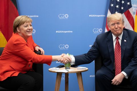 Angela Merkel und Donald Trump beim G20-Gipfel 