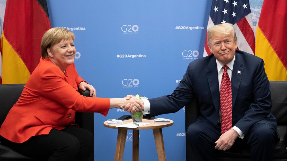Angela Merkel und Donald Trump beim G20-Gipfel 