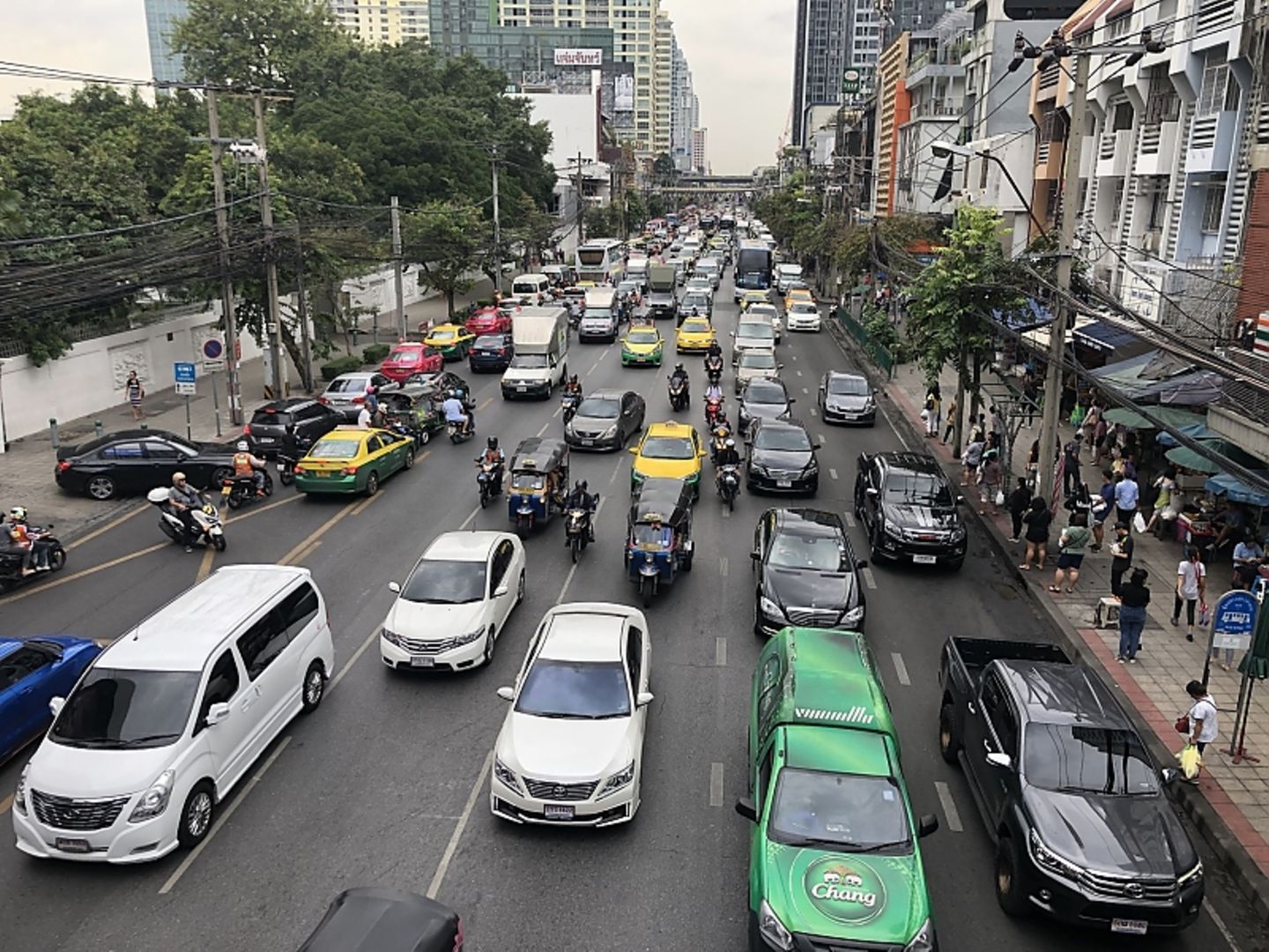Auf den Straßen von Bangkok 2018